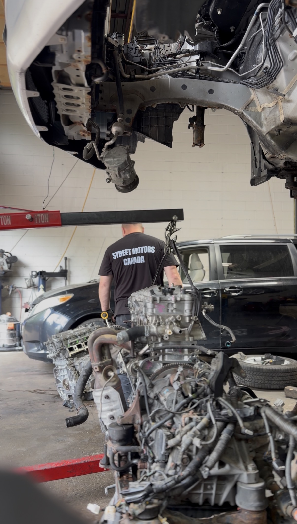 JDM Toyota engine detail — low mileage engine replacement Toronto Street Motors
